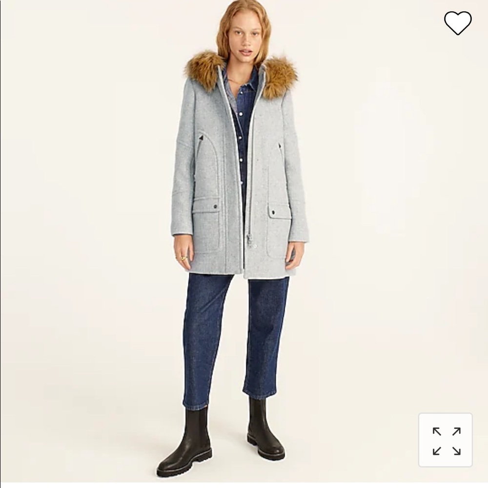 Chateau parka in Italian stadium-cloth wool 8